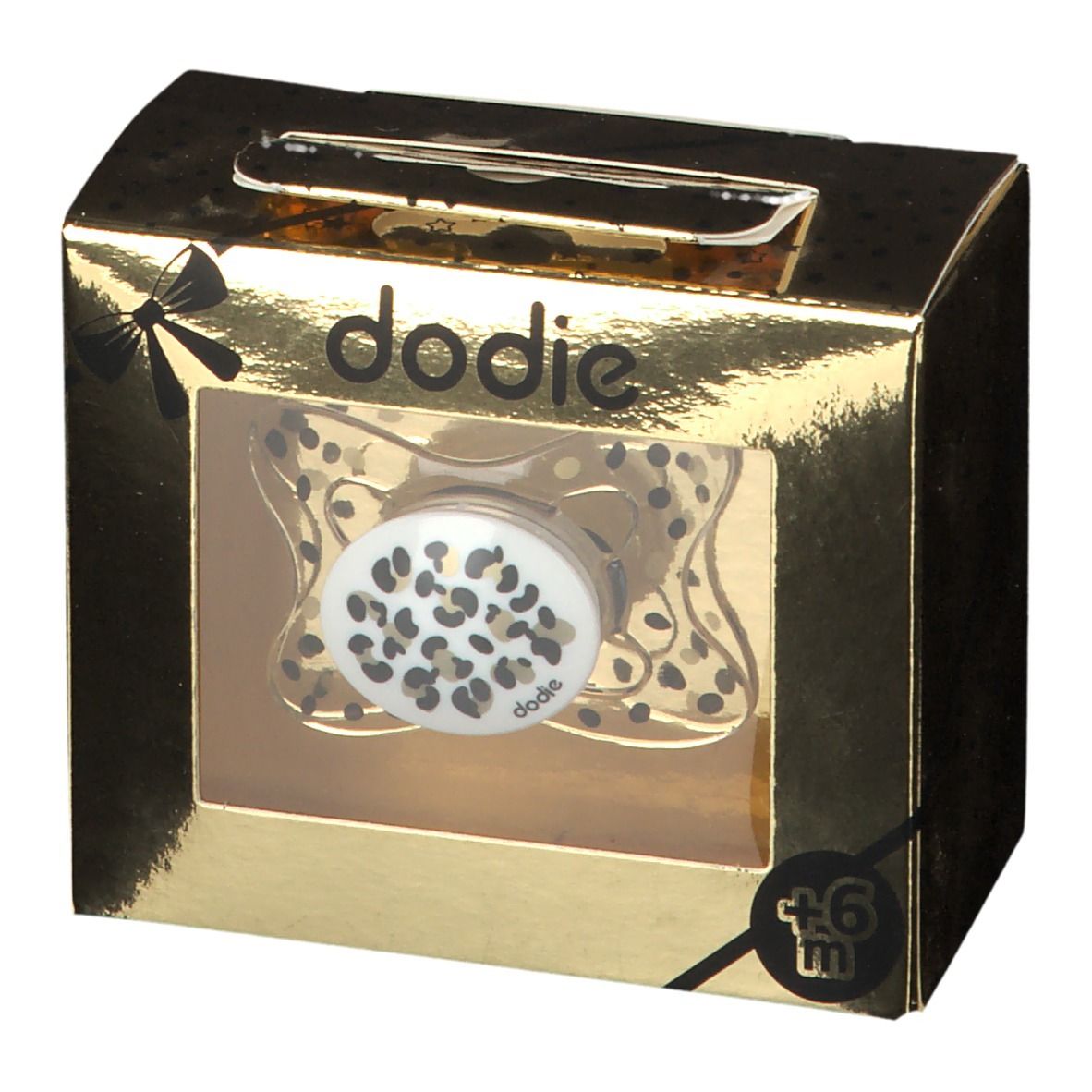 dodie® Sucette +6 mois "Bébé chic ronds" (Couleur non sélectionnable)