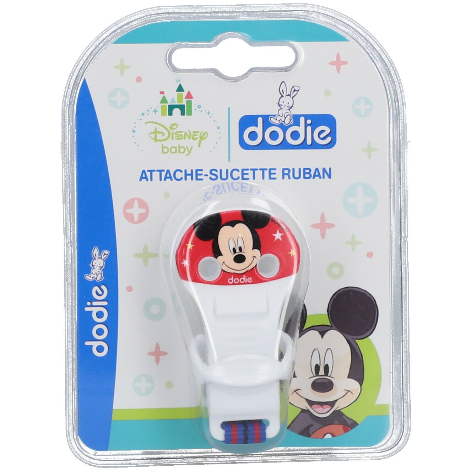dodie® Attache-sucette ruban Mickey