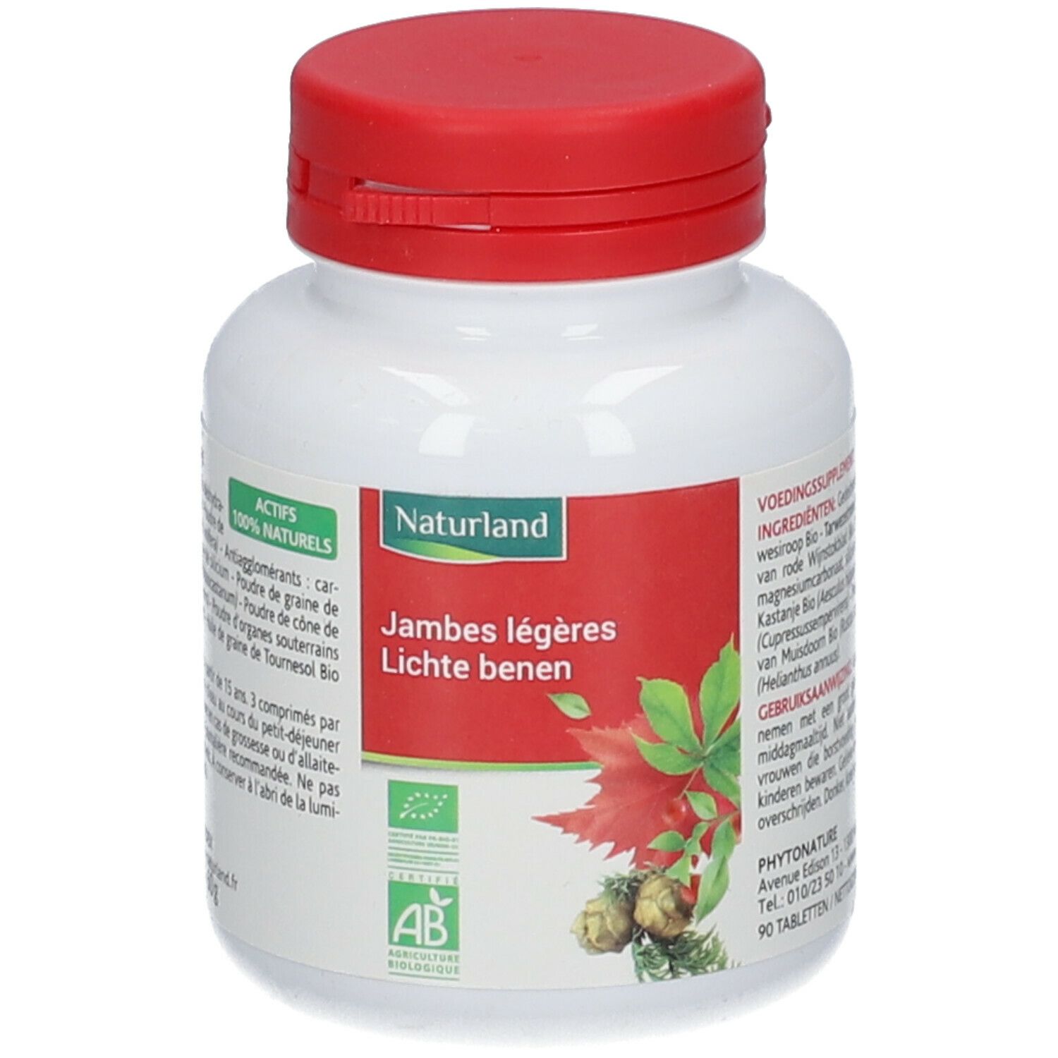 Naturland jambes légères Bio (Vigne rouge, Cyprès, Marronnier d’Inde, Fragon)