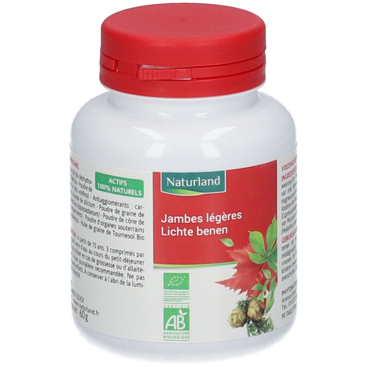 Naturland jambes légères Bio (Vigne rouge, Cyprès, Marronnier d’Inde, Fragon)