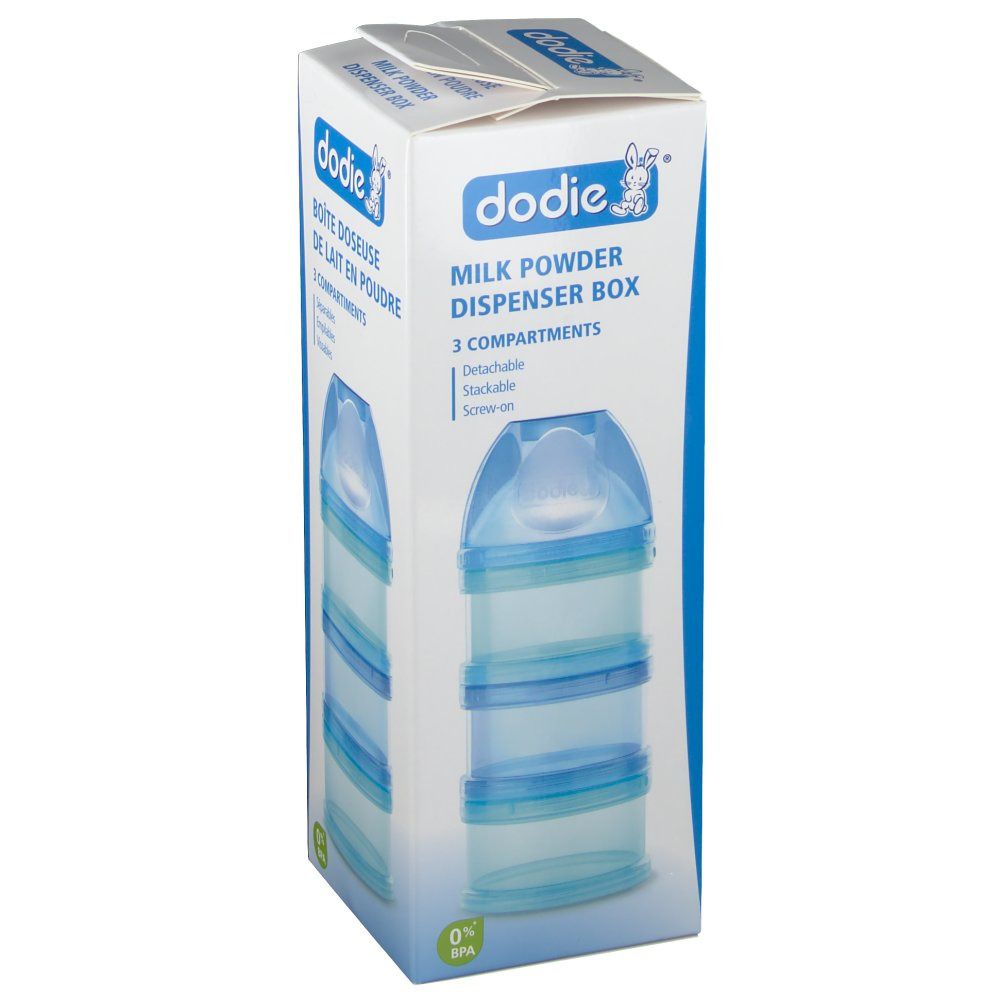 dodie® Boite doseuse de lait bleu