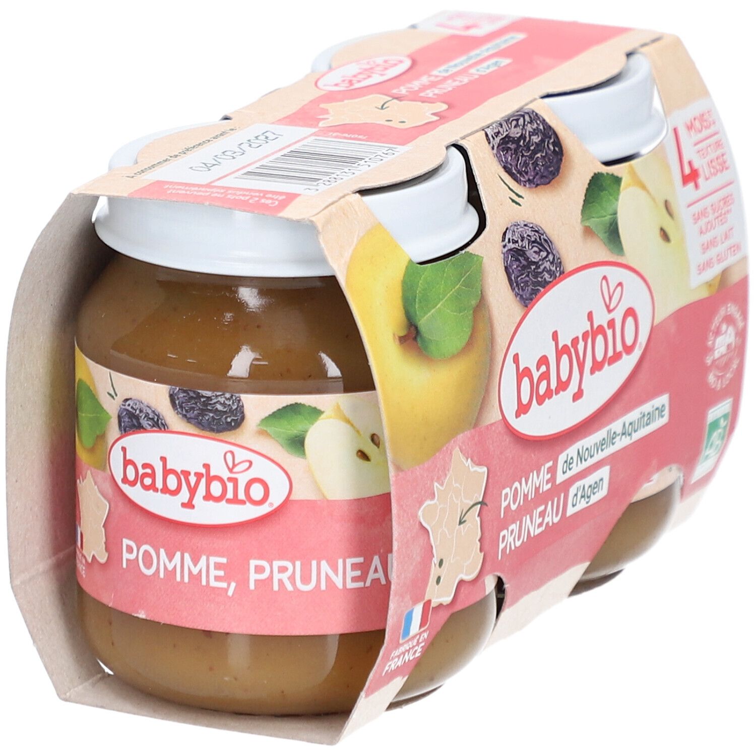 BABYBIO Pomme Pruneau