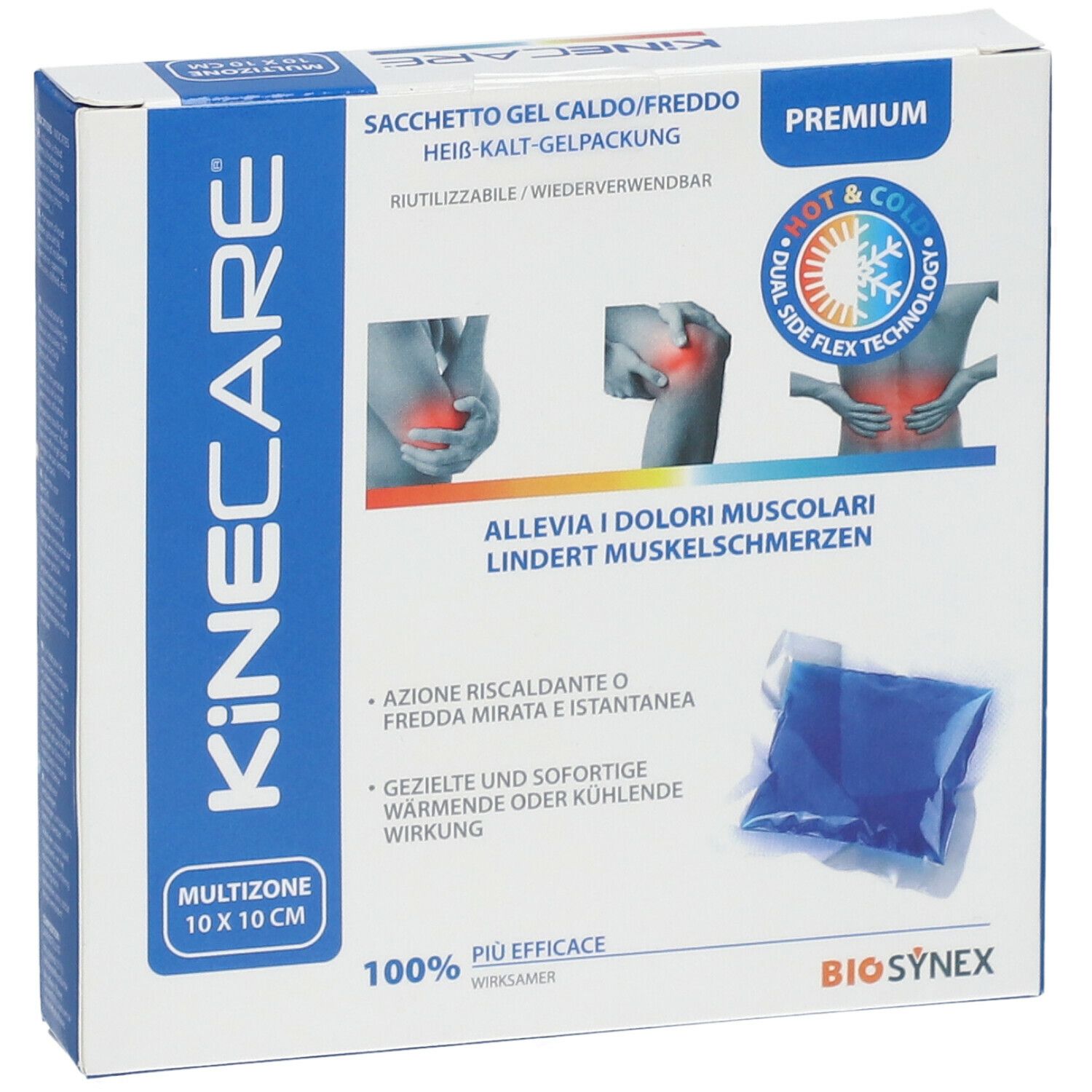 HE.CO Stop® Gel Pack Chaud Froid 10 cm x 10 cm