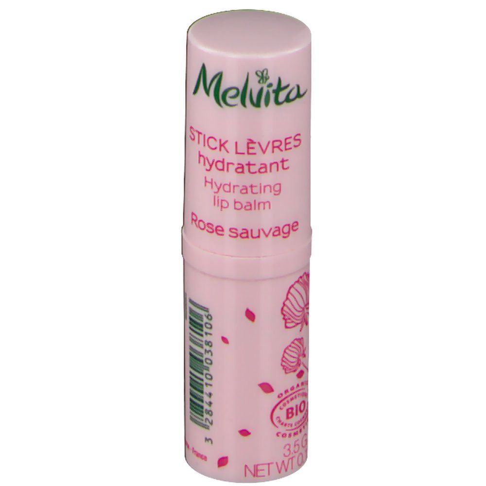 Melvita Nectar de Roses Stick Lèvres à la Rose Bio