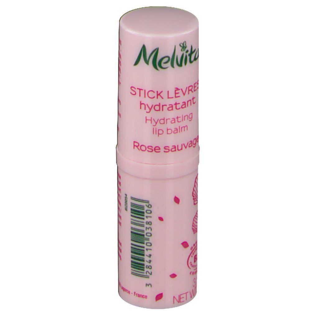 Melvita Nectar de Roses Stick Lèvres à la Rose Bio