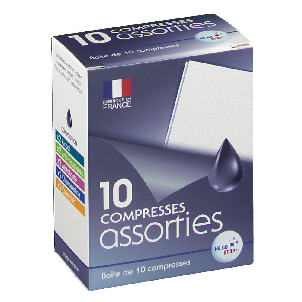 HE.CO Stop® 10 compresse assorties