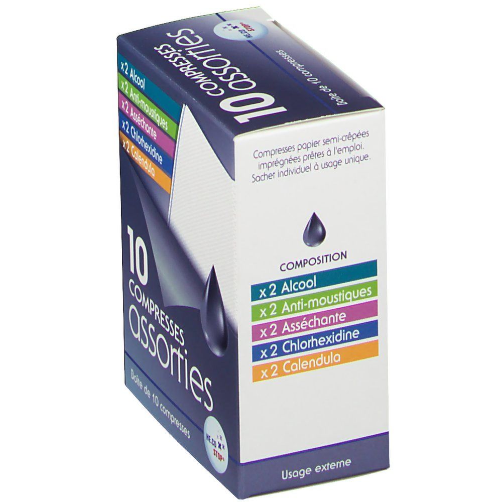 HE.CO Stop® 10 compresse assorties