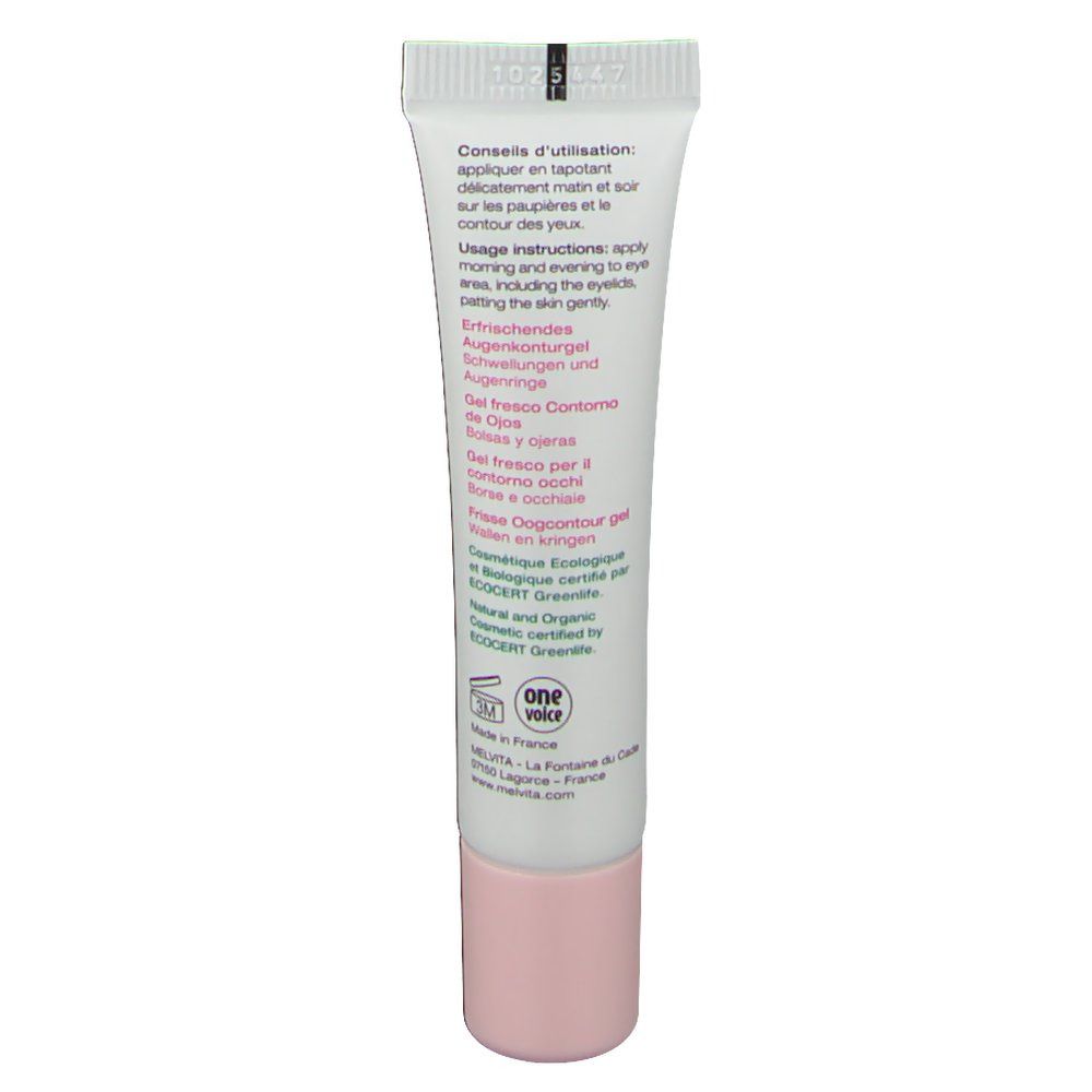 Melvita Nectar de Roses Gel contour des Yeux Bio