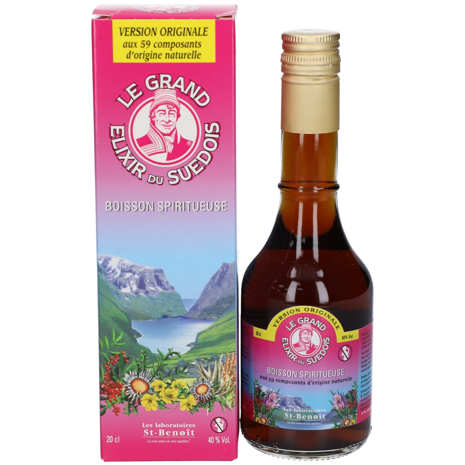Saint Benoît Le Grand Élixir du Suédois 40 %