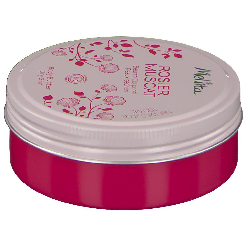 Melvita Nectar de Roses Beurre Corporel à l'Huile de Rosier Muscat Bio