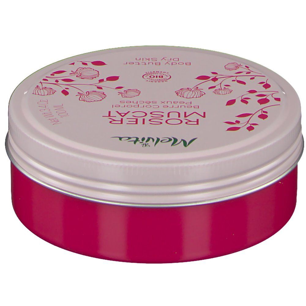 Melvita Nectar de Roses Beurre Corporel à l'Huile de Rosier Muscat Bio