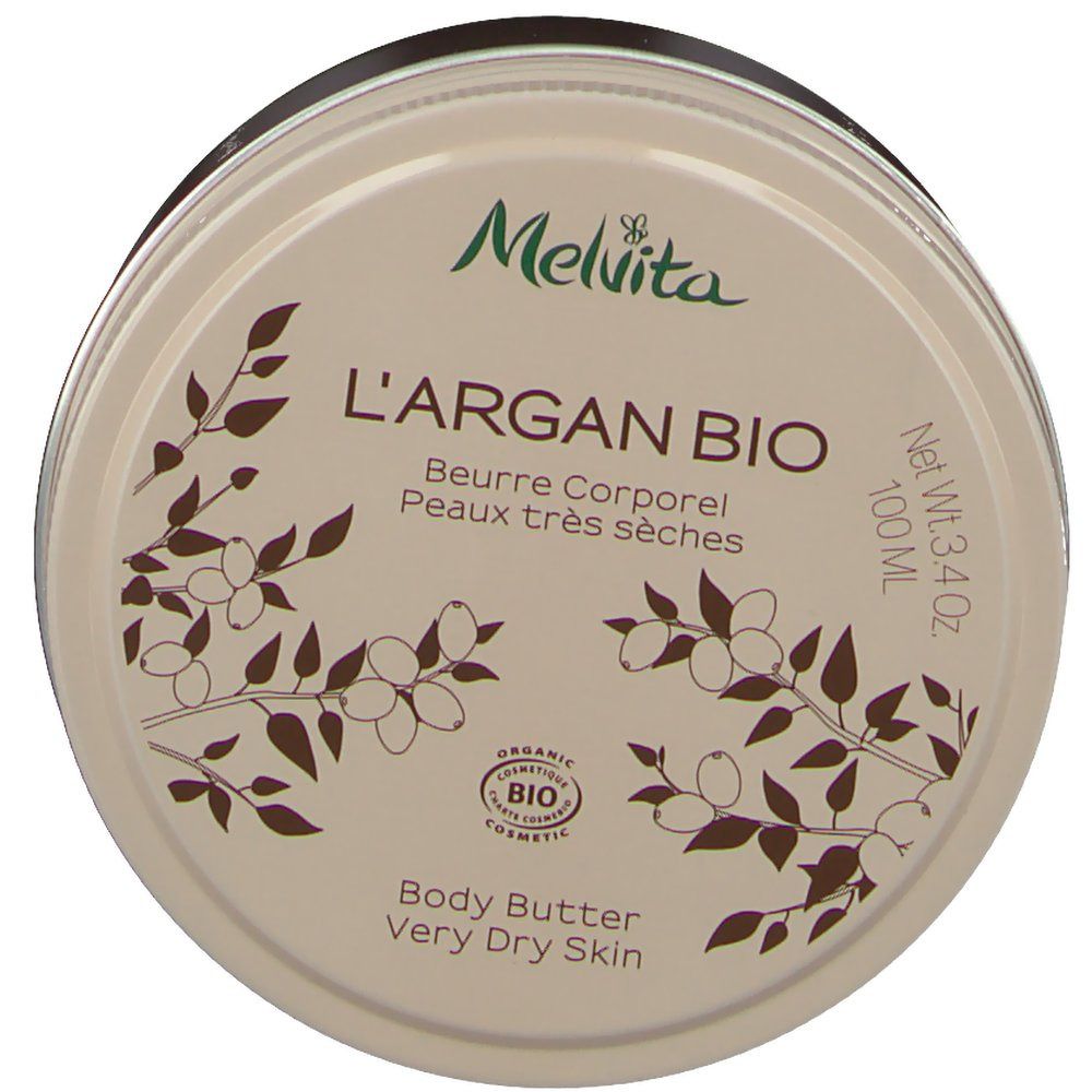 Melvita Argan Bio Beurre Corporel à l'Huile d'Argan Bio