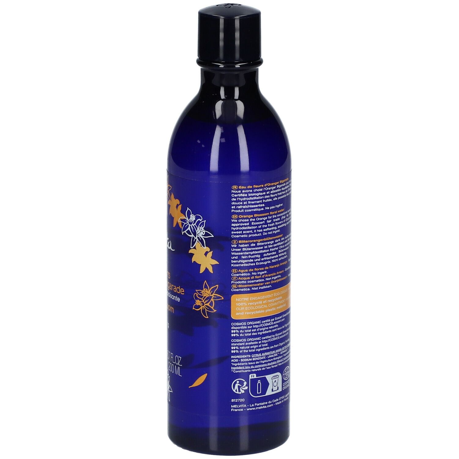 Melvita Eau Florale de Fleurs d'Oranger Bio