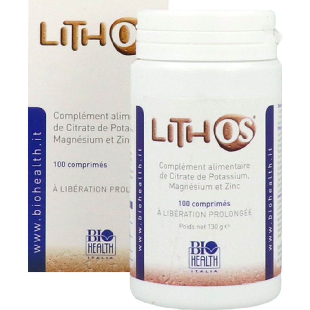 Lithos Formule Retard, Comprimé, complément alimentaire  à base de citrate de potassium et