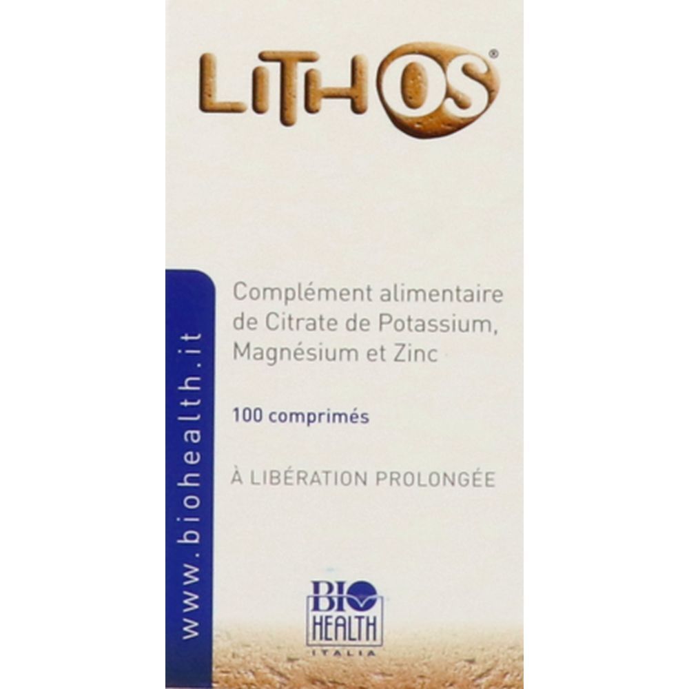 Lithos Formule Retard, Comprimé, complément alimentaire  à base de citrate de potassium et