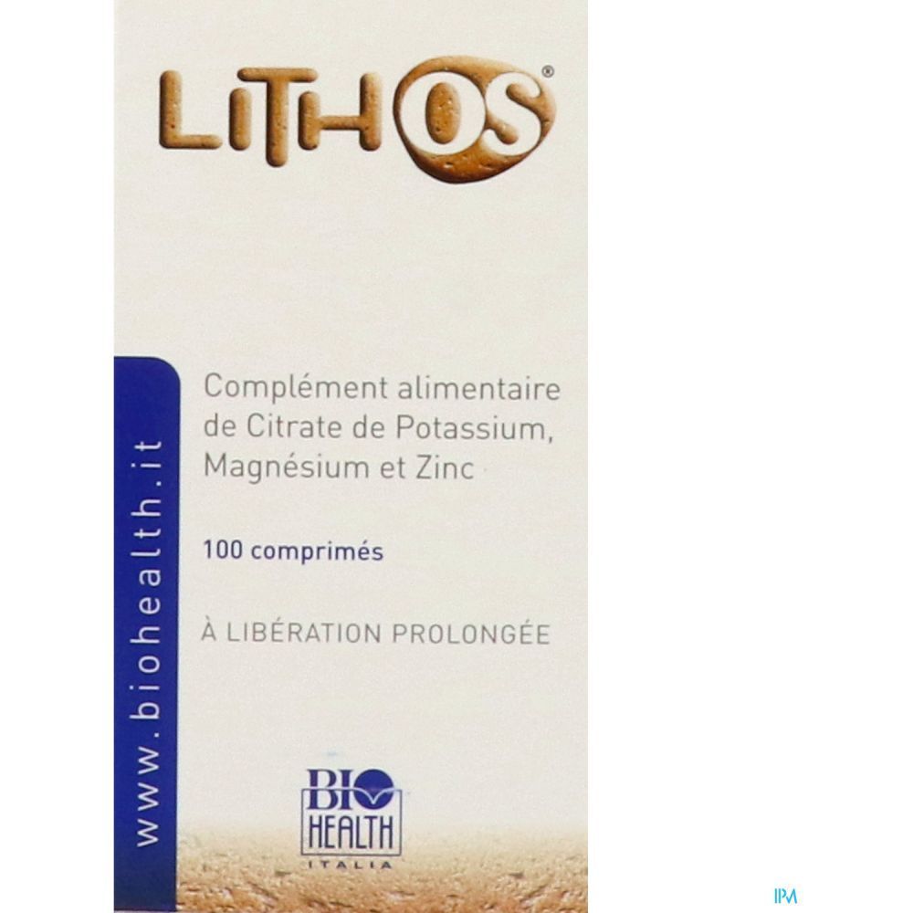 Lithos Formule Retard, Comprimé, complément alimentaire  à base de citrate de potassium et