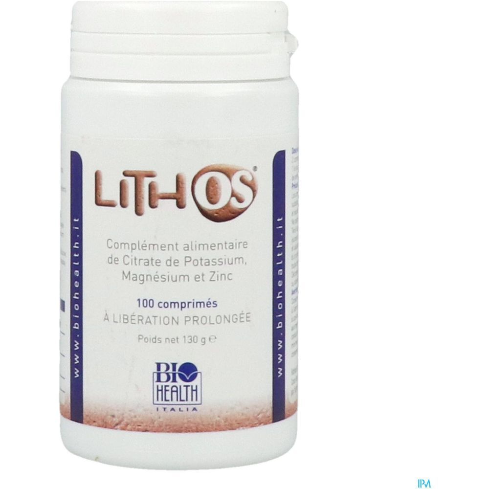 Lithos Formule Retard, Comprimé, complément alimentaire  à base de citrate de potassium et