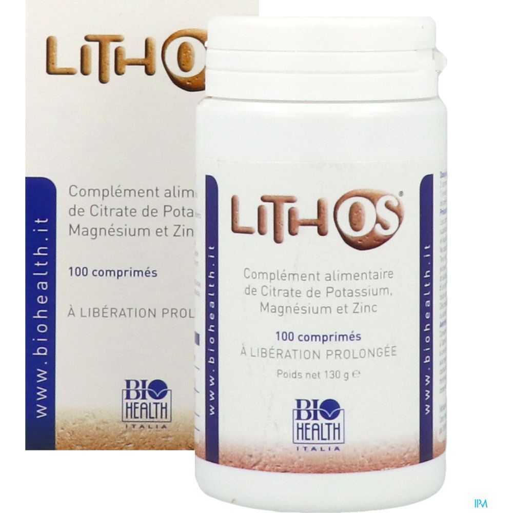 Lithos Formule Retard, Comprimé, complément alimentaire  à base de citrate de potassium et