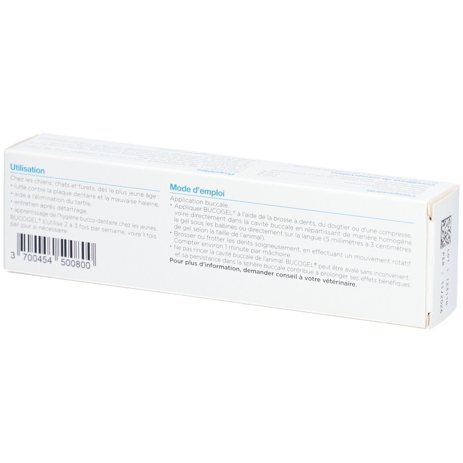TVM Bucogel Gel Dentaire pour chien