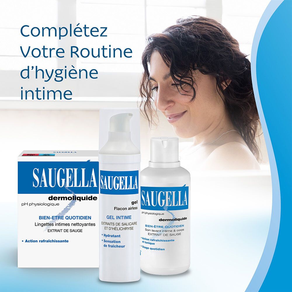 Saugella Gel Hydratant flacon pompe 50 ml