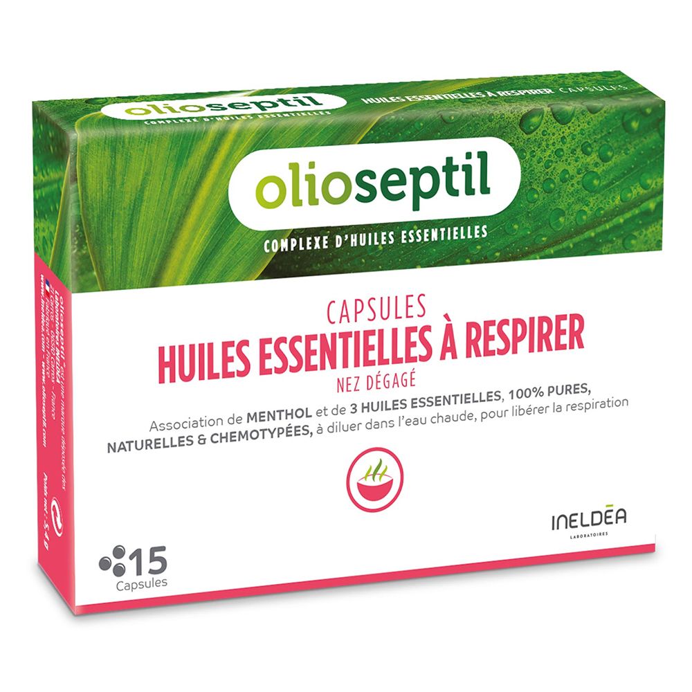 Olioseptil Huiles Essentielles À Respirer Capsules