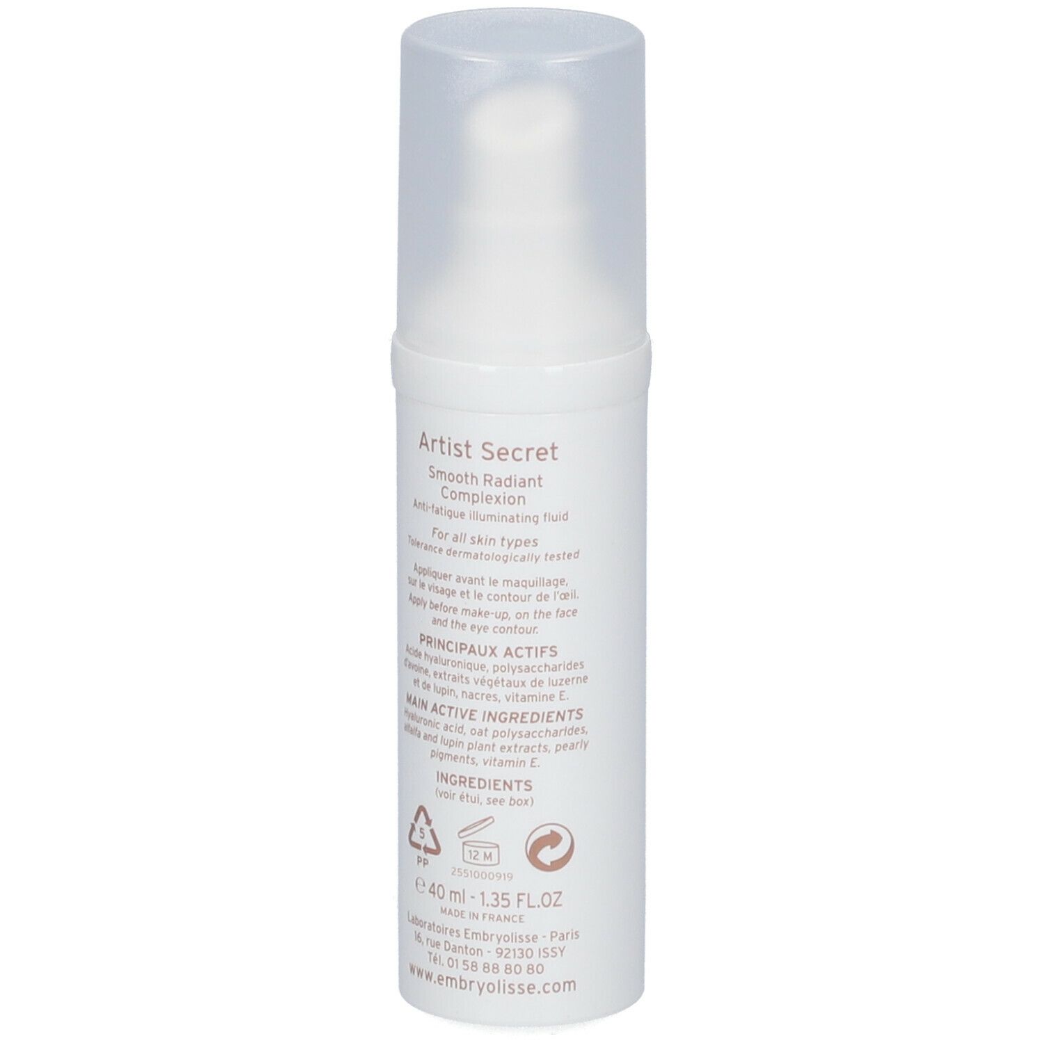 Embryolisse Secret de Maquilleurs® Lisseur Bonne Mine - Fluide illuminateur anti-fatigue