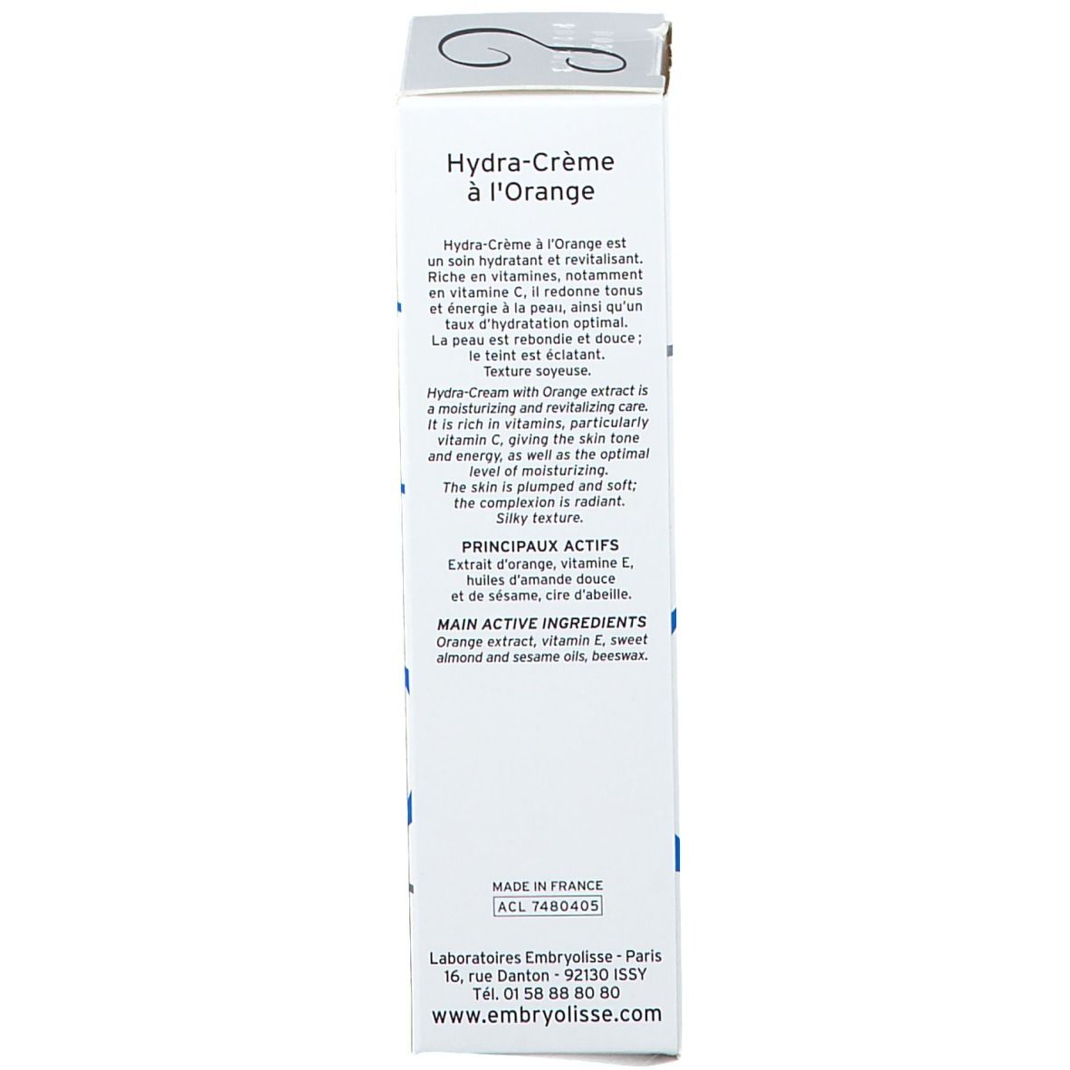 Embryolisse Hydra-Crème à l'orange
