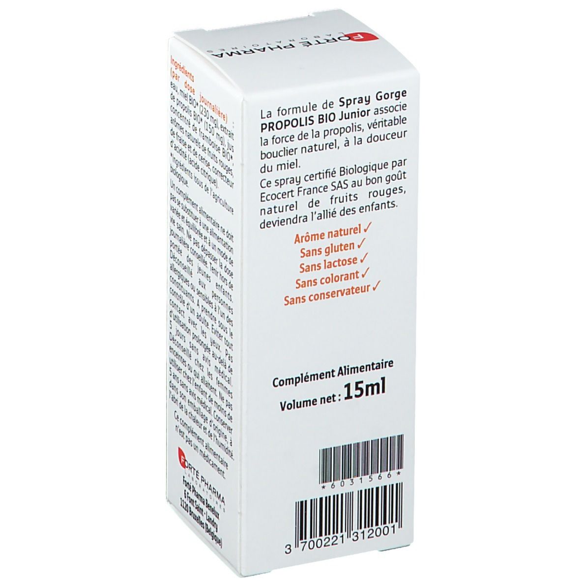 Forté Pharma Propolis Spray gorge Junior