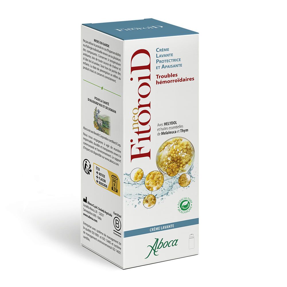 FITOROID Crème lavante Protectrice et Apaisante