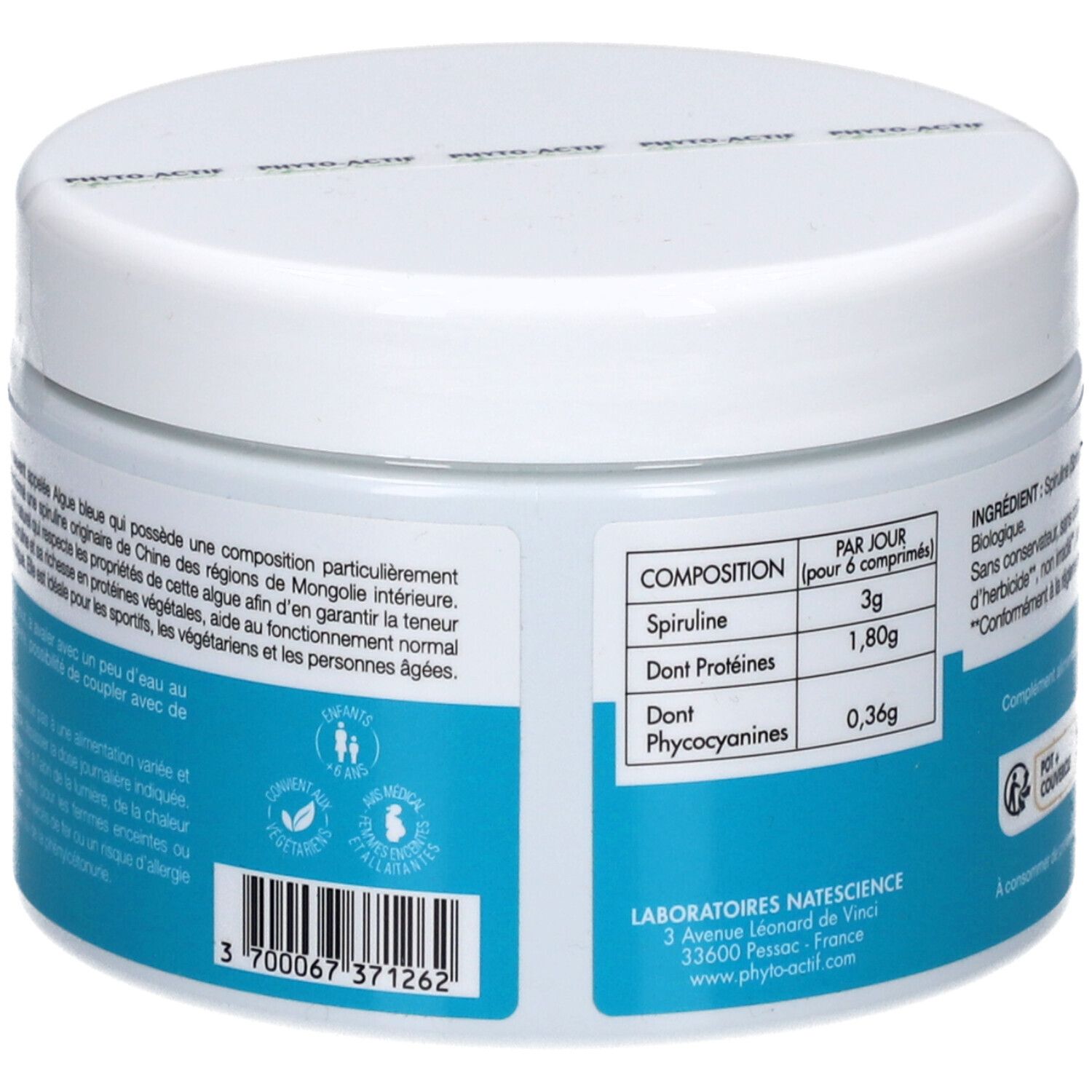 PHYTO-ACTIF Spiruline Bio