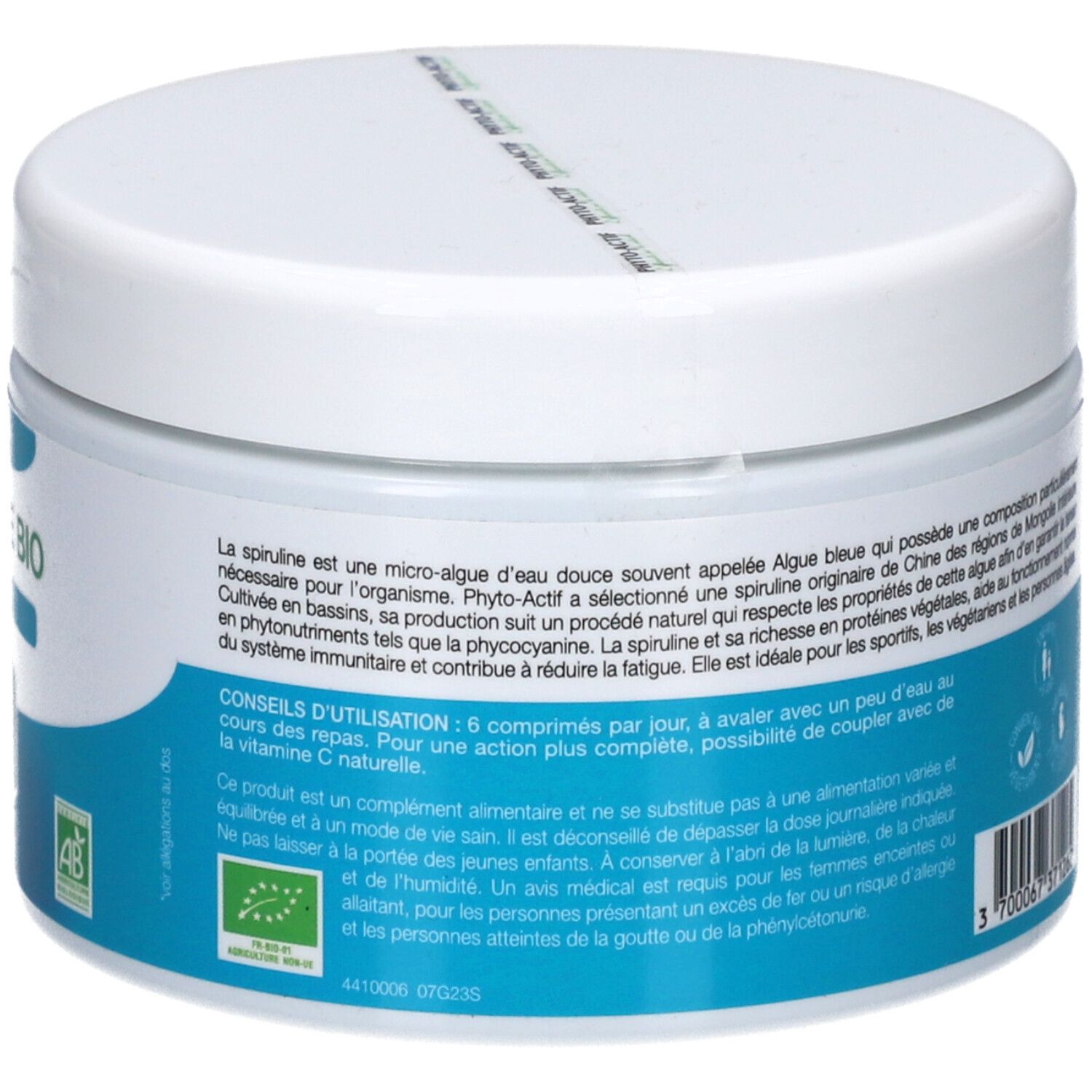 PHYTO-ACTIF Spiruline Bio