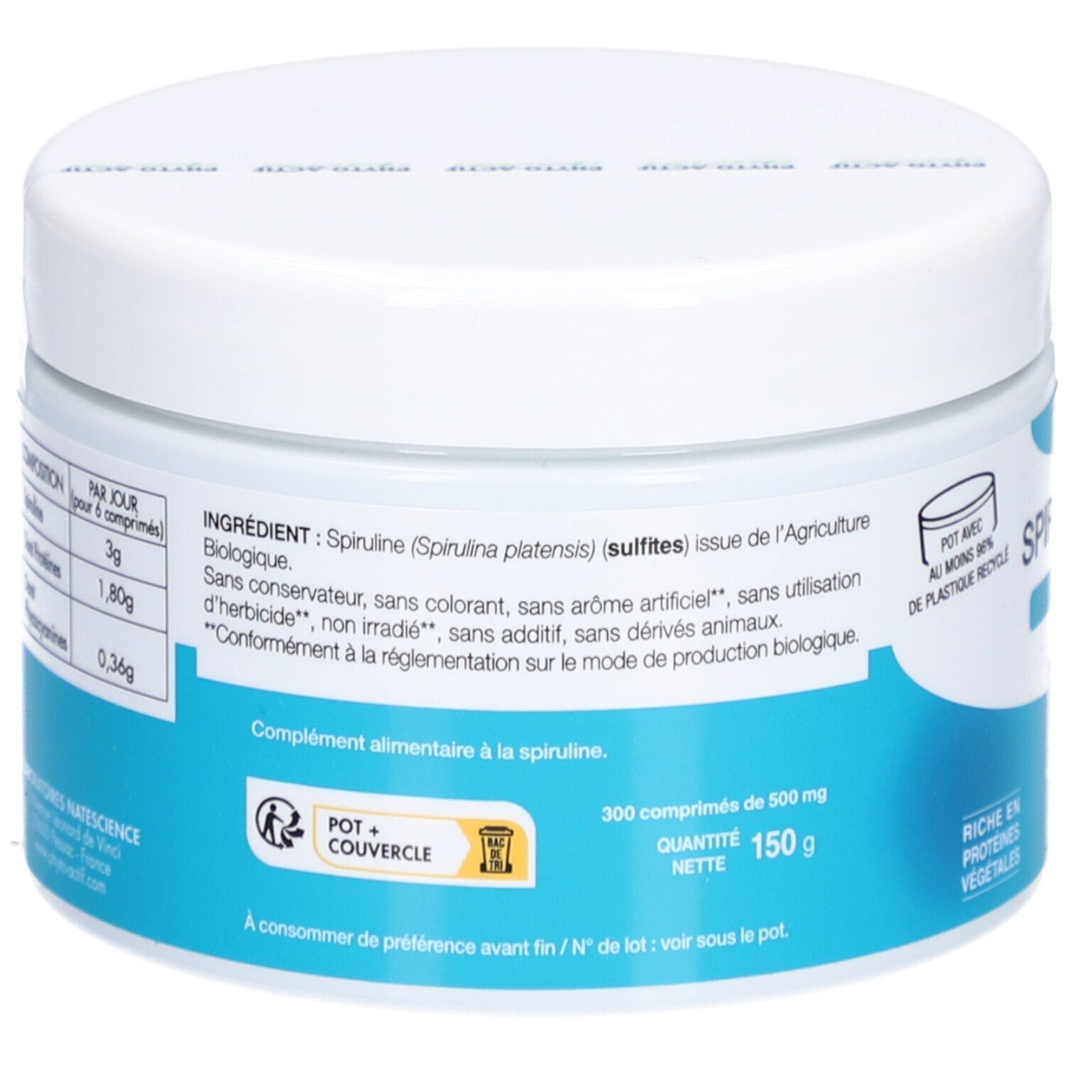 LABORATOIRES PHYTO-ACTIF Spiruline Bio