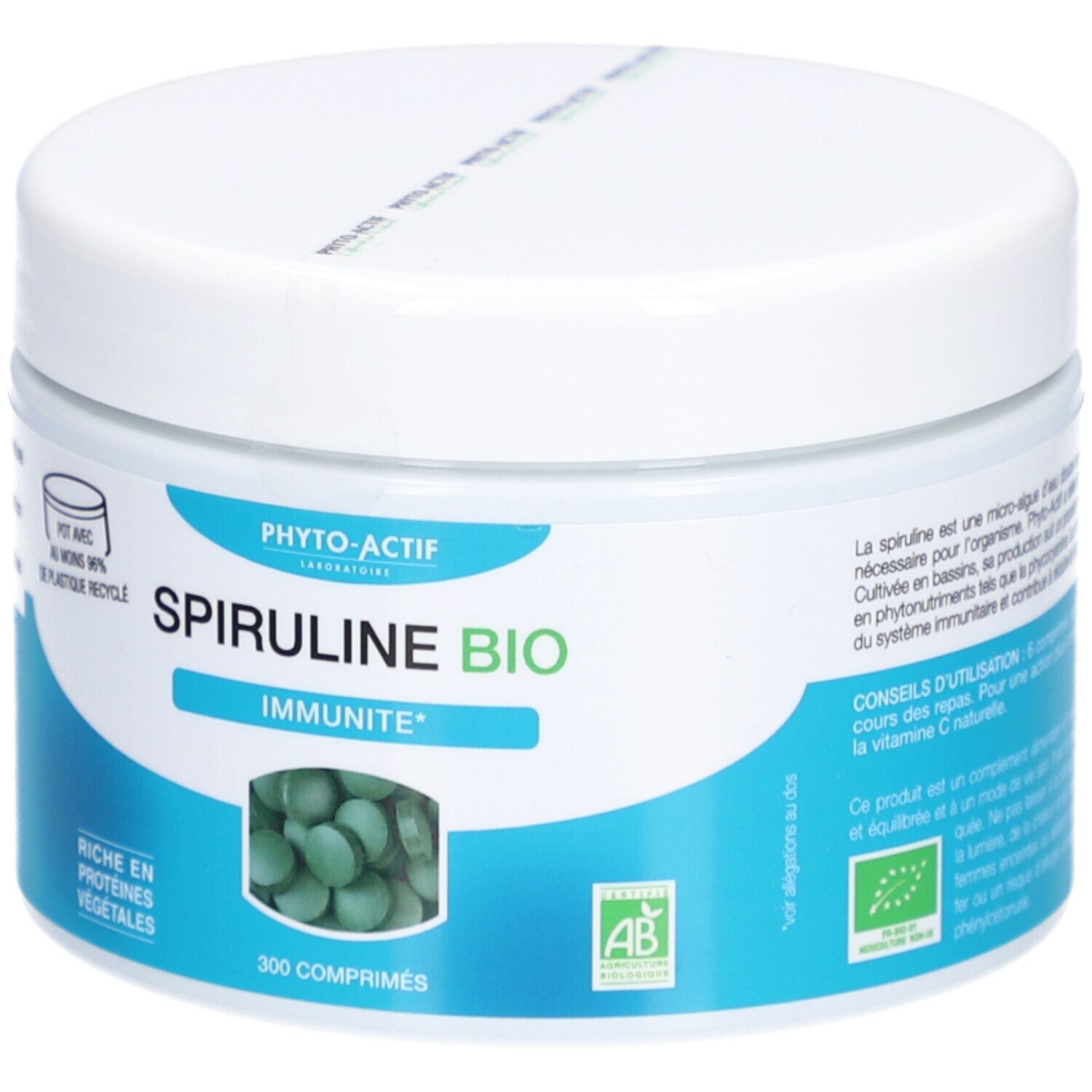 LABORATOIRES PHYTO-ACTIF Spiruline Bio