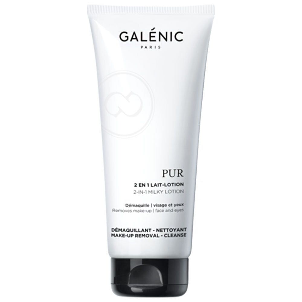 Galénic PUR 2en1 Lait-Lotion Démaquillant - Nettoyant