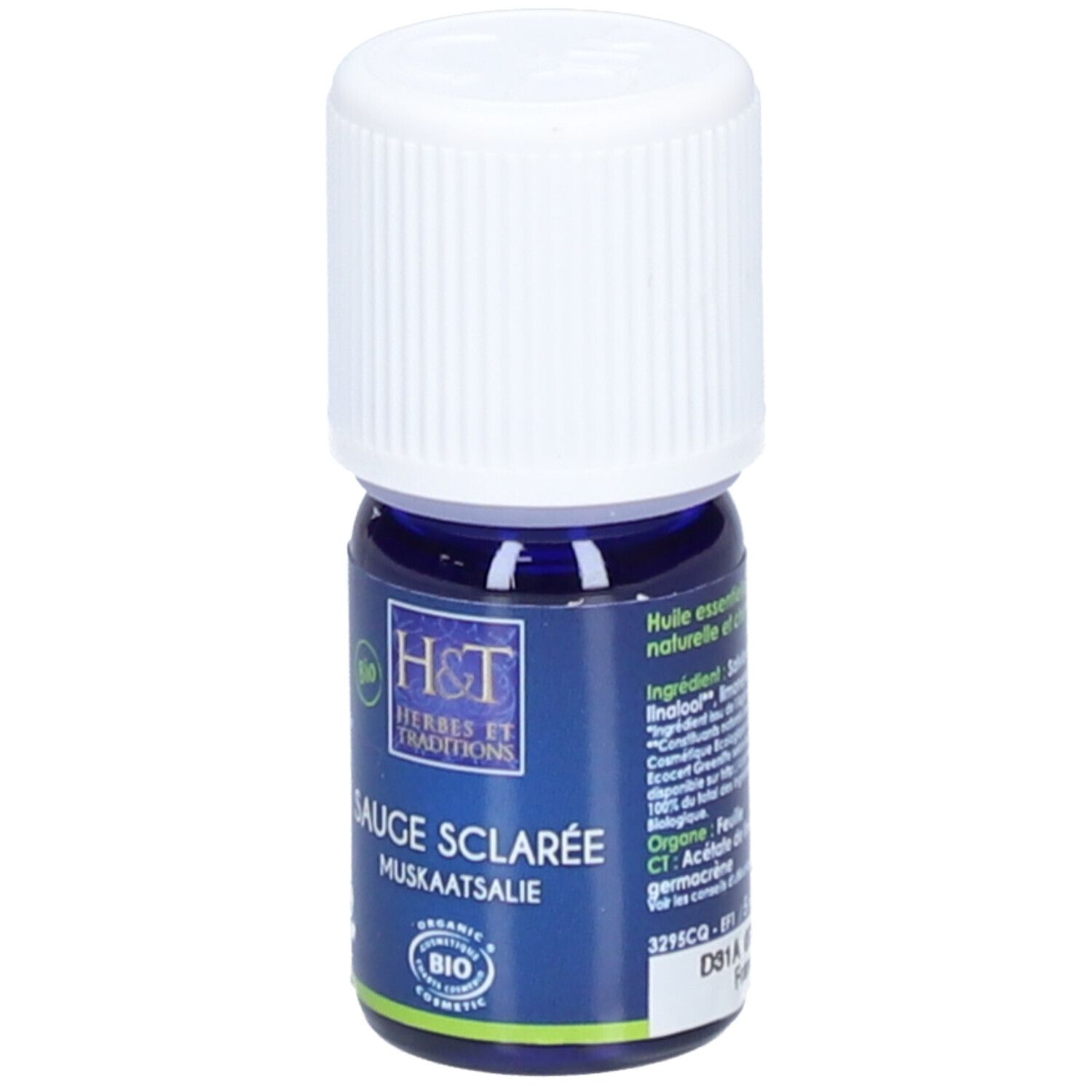Herbes et Traditions Huile essentielle de sauge sclarée bio