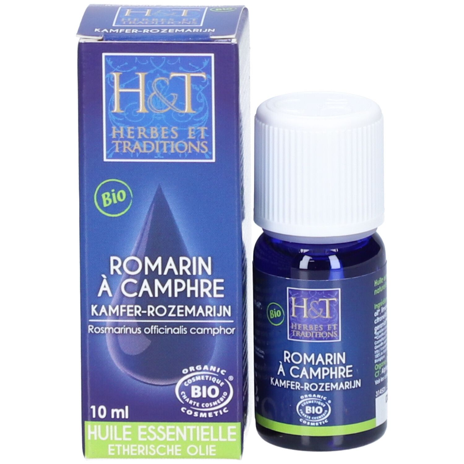 Herbes et Traditions Huile essentielle romarin à camphre Bio