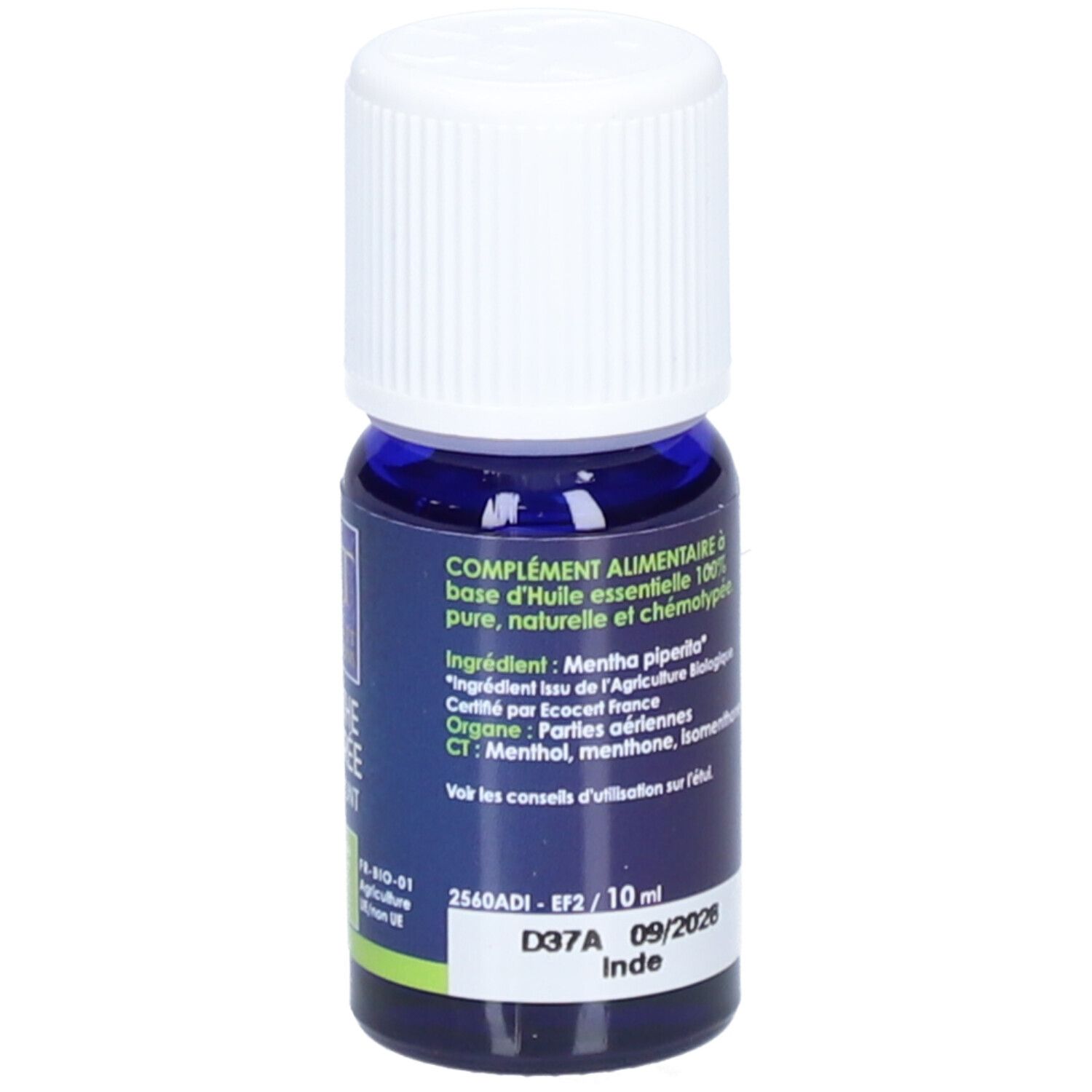 HERBES ET TRADITIONS HUILE ESSENTIELLE - MENTHE POIVRÉE BIO