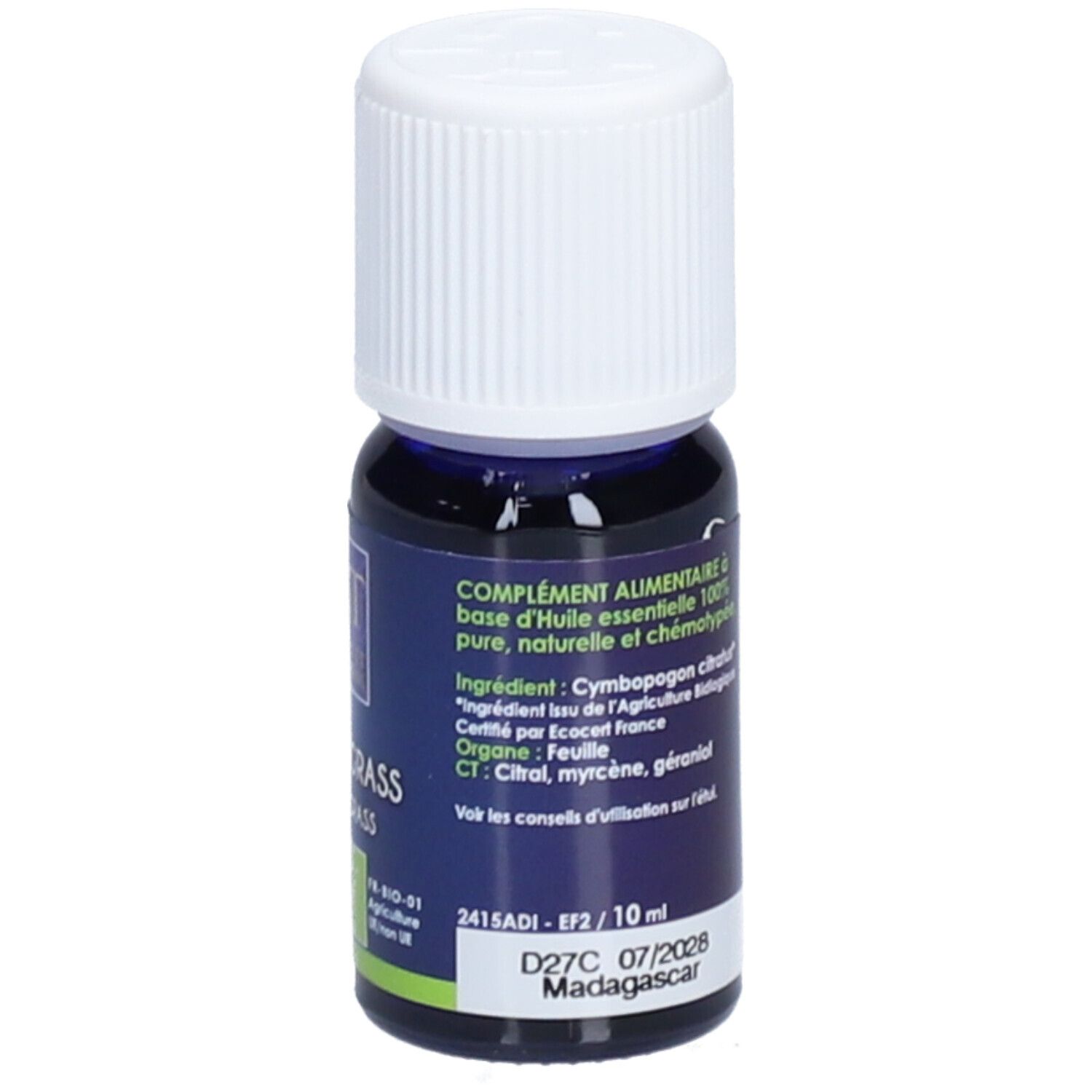 HERBES ET TRADITIONS HUILE ESSENTIELLE - LEMONGRASS BIO