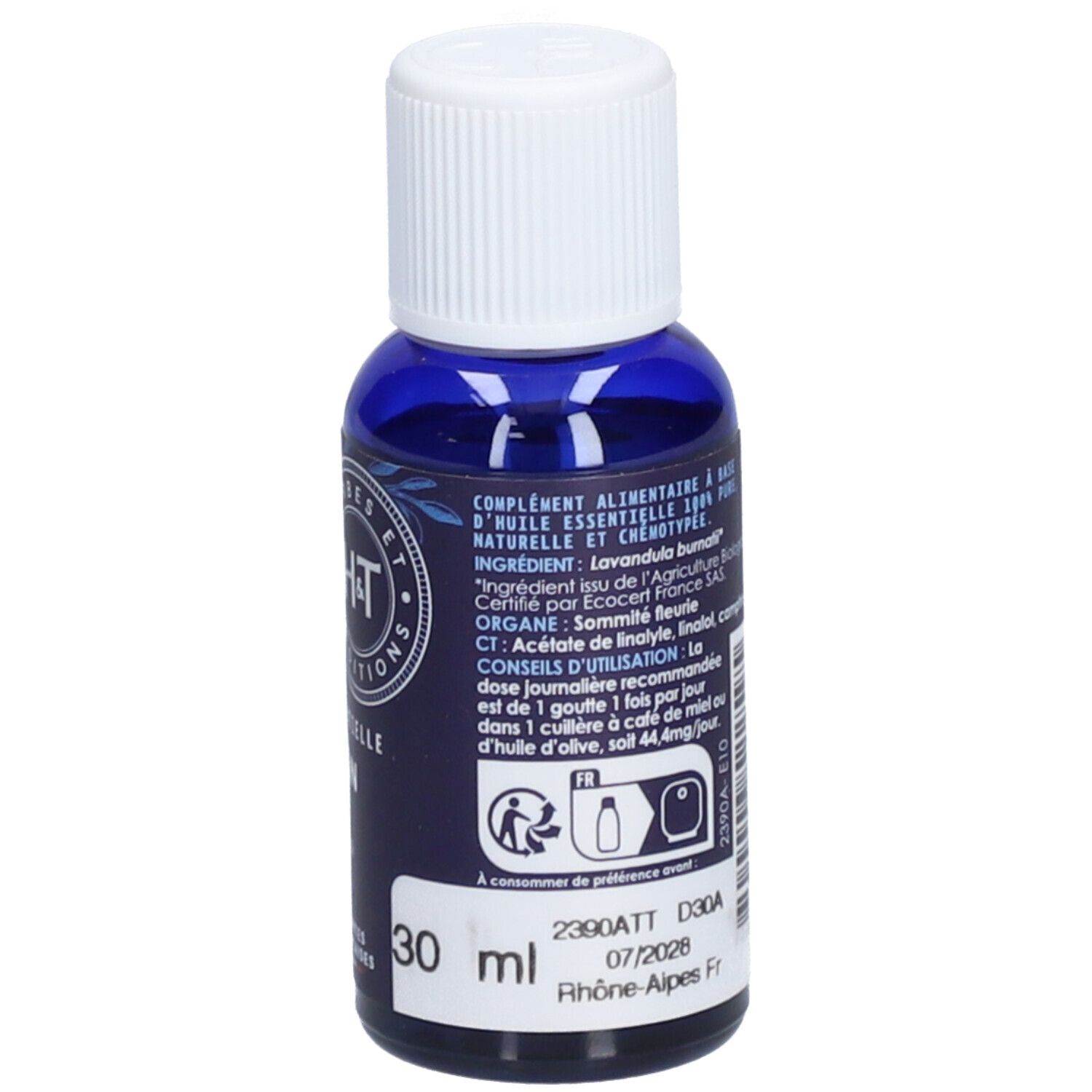 HERBES ET TRADITIONS HUILE ESSENTIELLE - LAVANDIN SUPER BIO