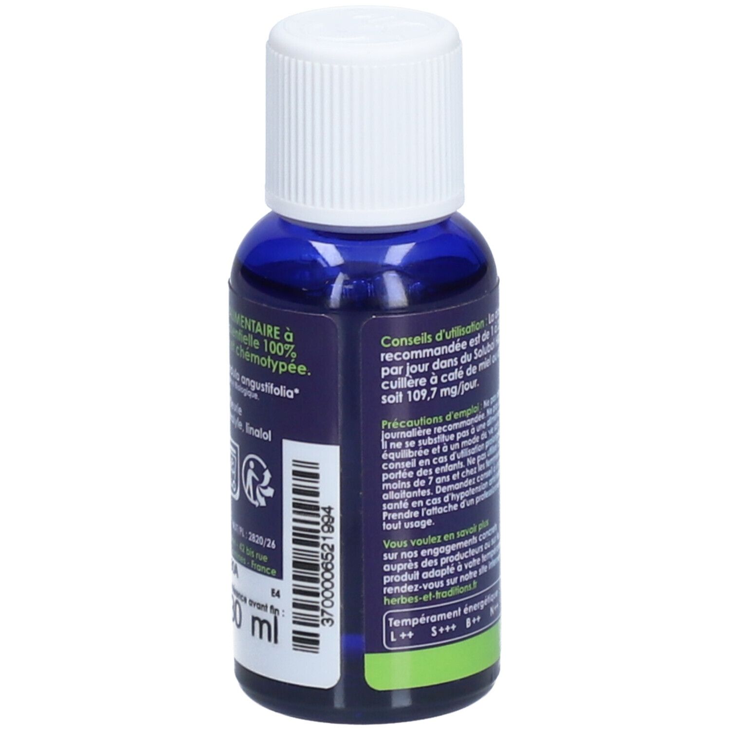 HERBES ET TRADITIONS HUILE ESSENTIELLE - LAVANDE FINE FRANCE BIO
