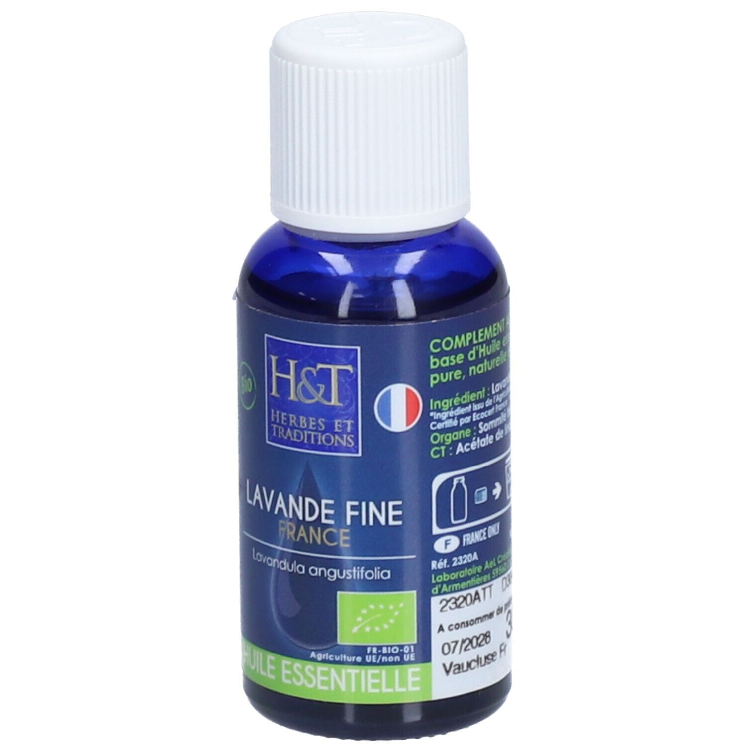 HERBES ET TRADITIONS HUILE ESSENTIELLE - LAVANDE FINE FRANCE BIO