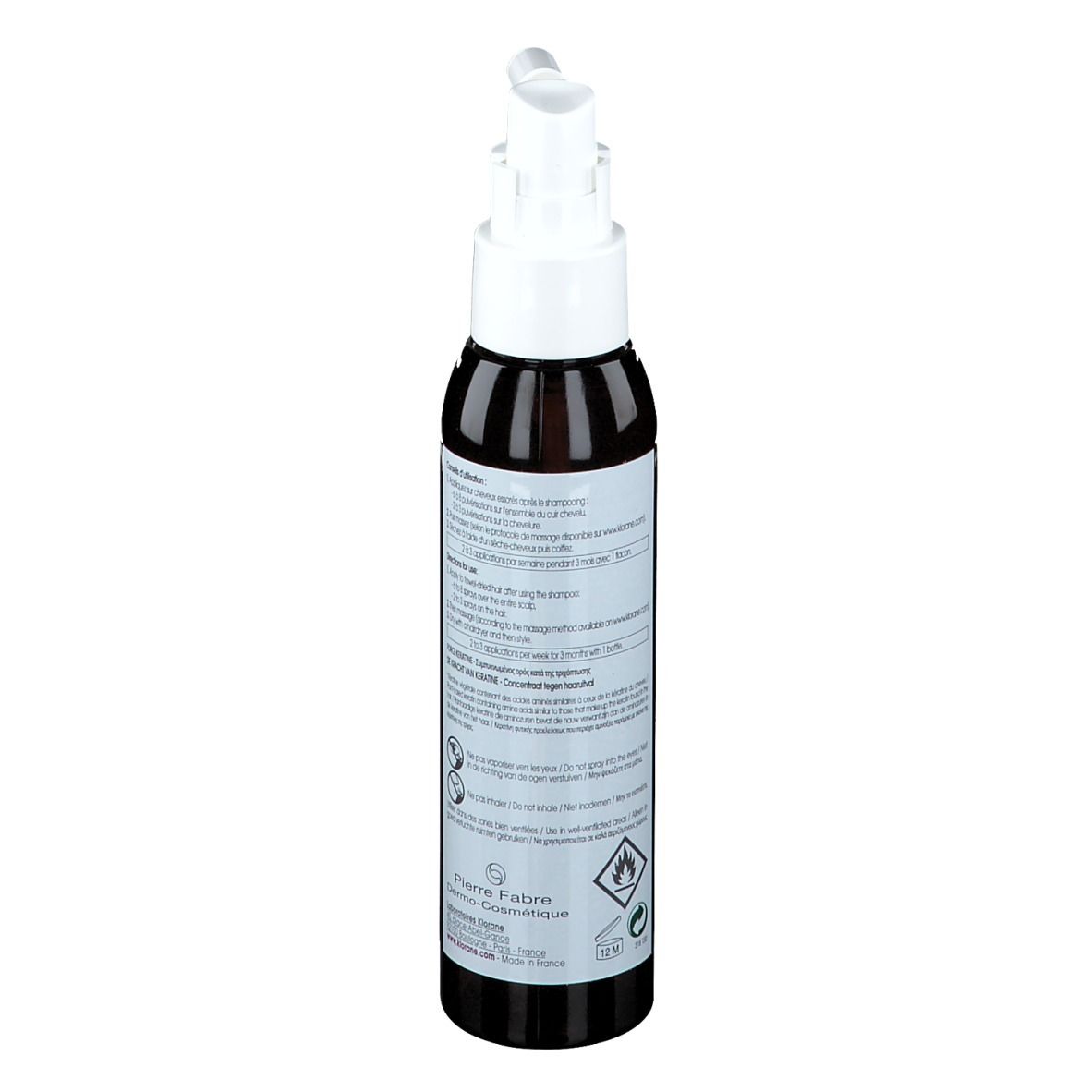 KLORANE Force Kératine Concentré Antichute Réactionnelle