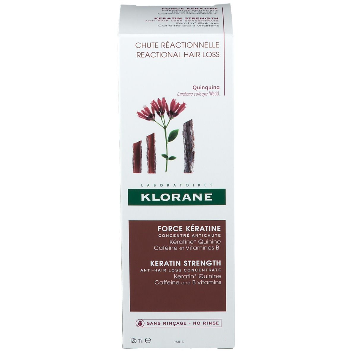 KLORANE Force Kératine Concentré Antichute Réactionnelle