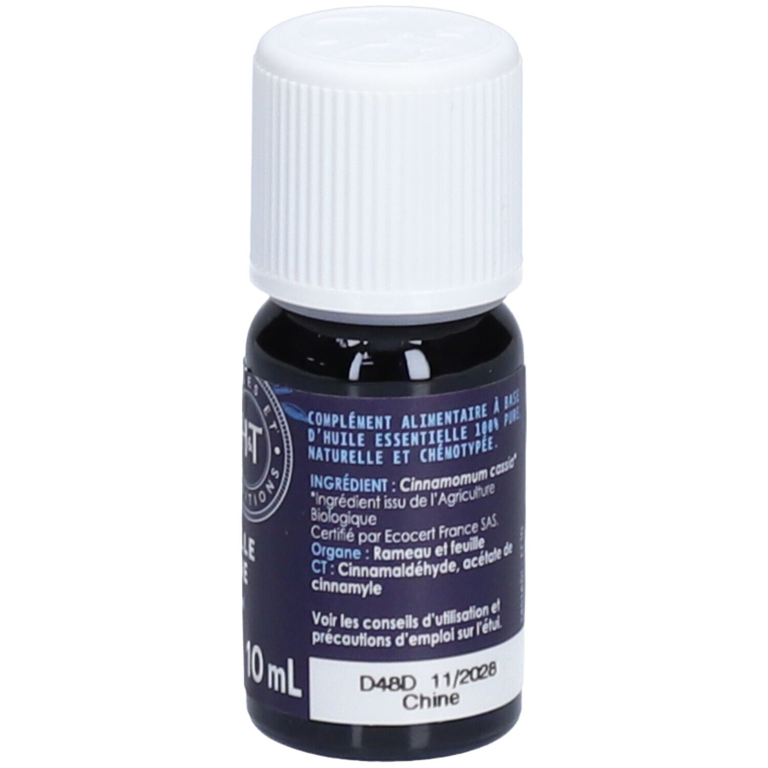 HERBES ET TRADITIONS HUILE ESSENTIELLE - CANNELLE DE CHINE BIO