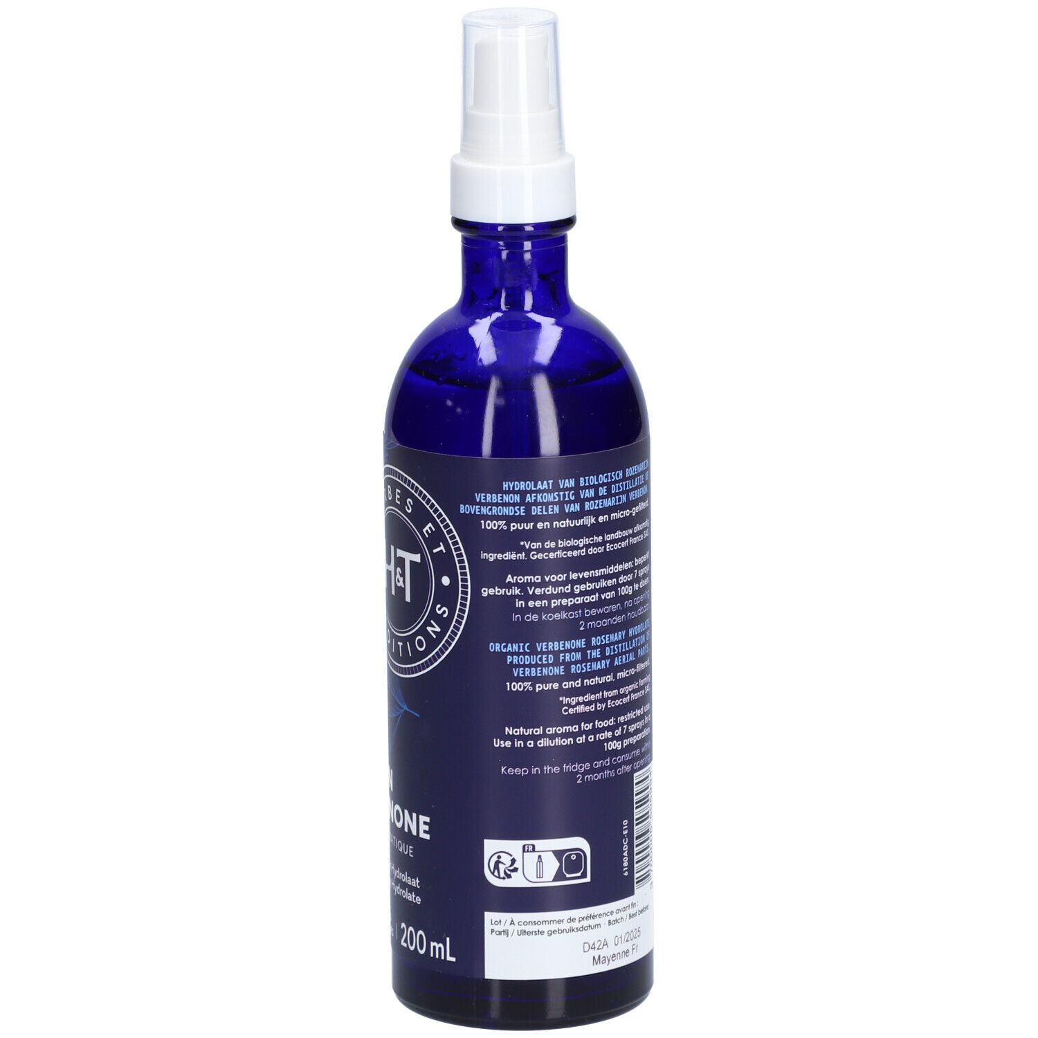 HERBES ET TRADITIONS HYDROLAT - ROMARIN À VERBÉNONE BIO