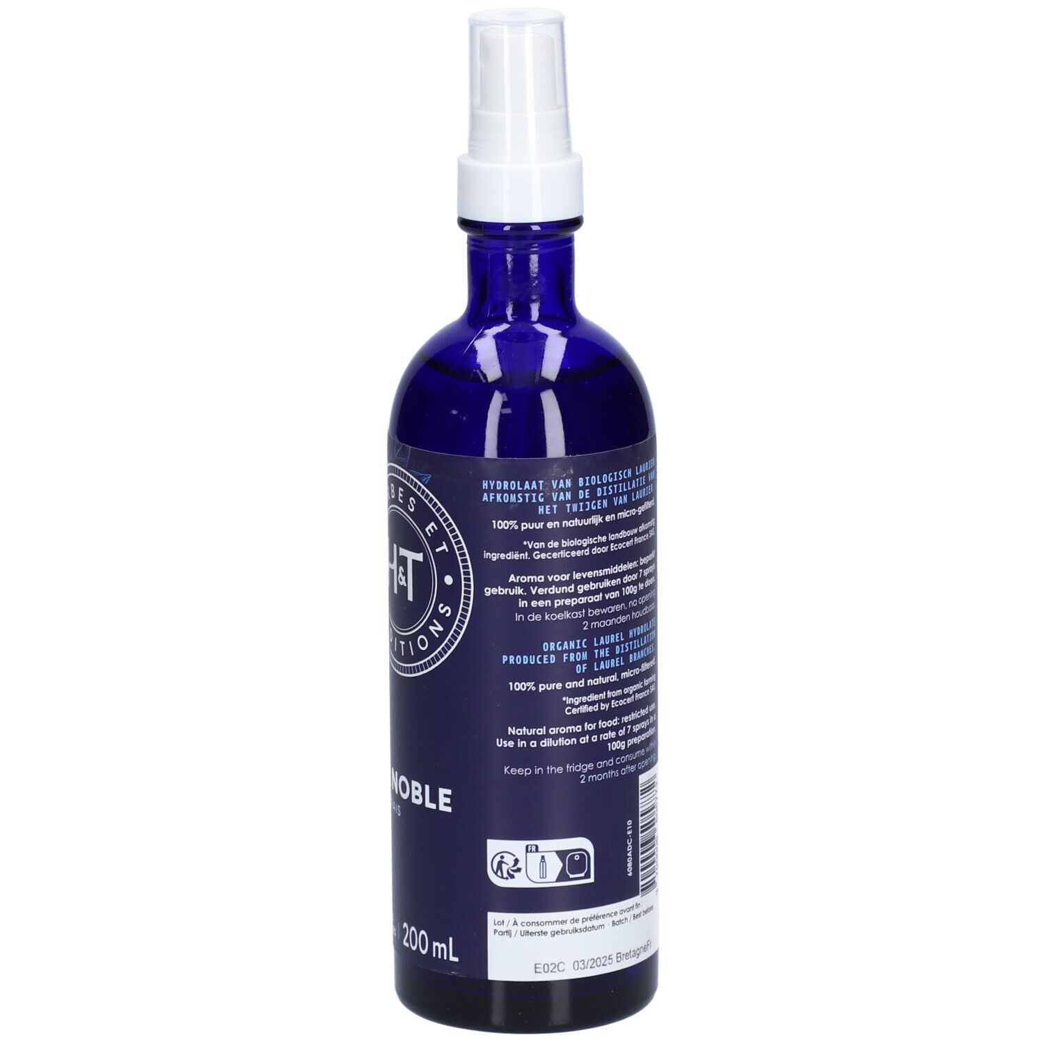 HERBES ET TRADITIONS HYDROLAT - LAURIER NOBLE BIO