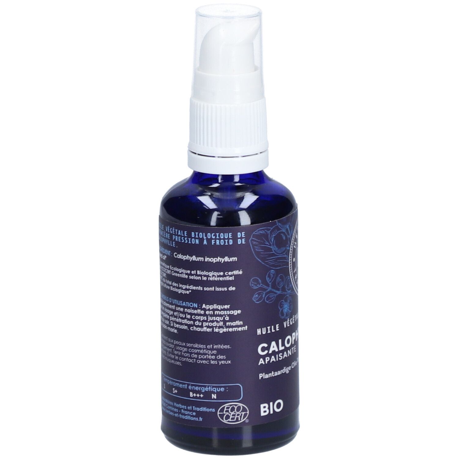 Herbes et Traditions Huile végétale Calophylle Bio