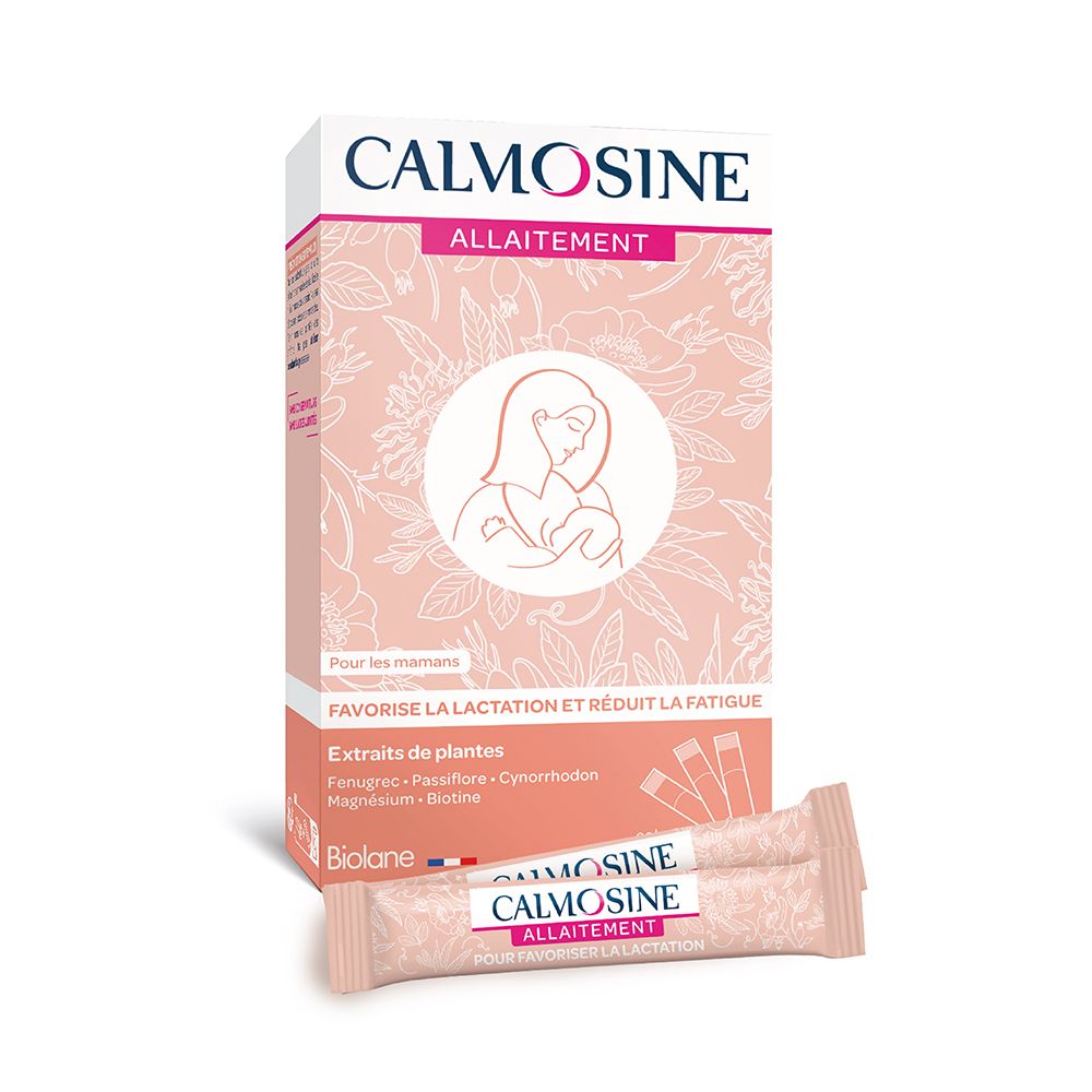 Calmosine - Allaitement - Fenugrec, Passiflore, Magnésium - 14 dosettes