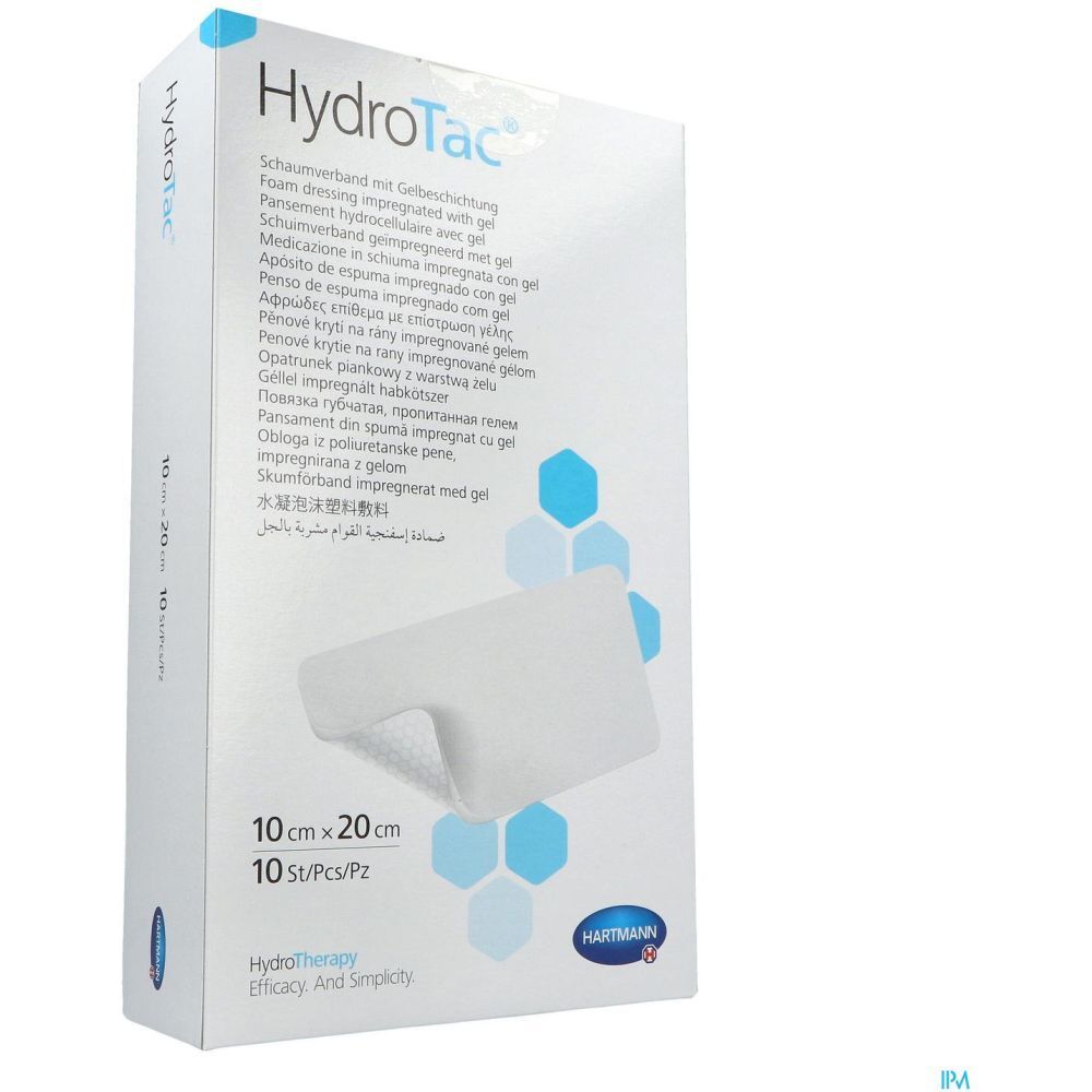 Pansement mousse HydroTac® 10 x 20 cm