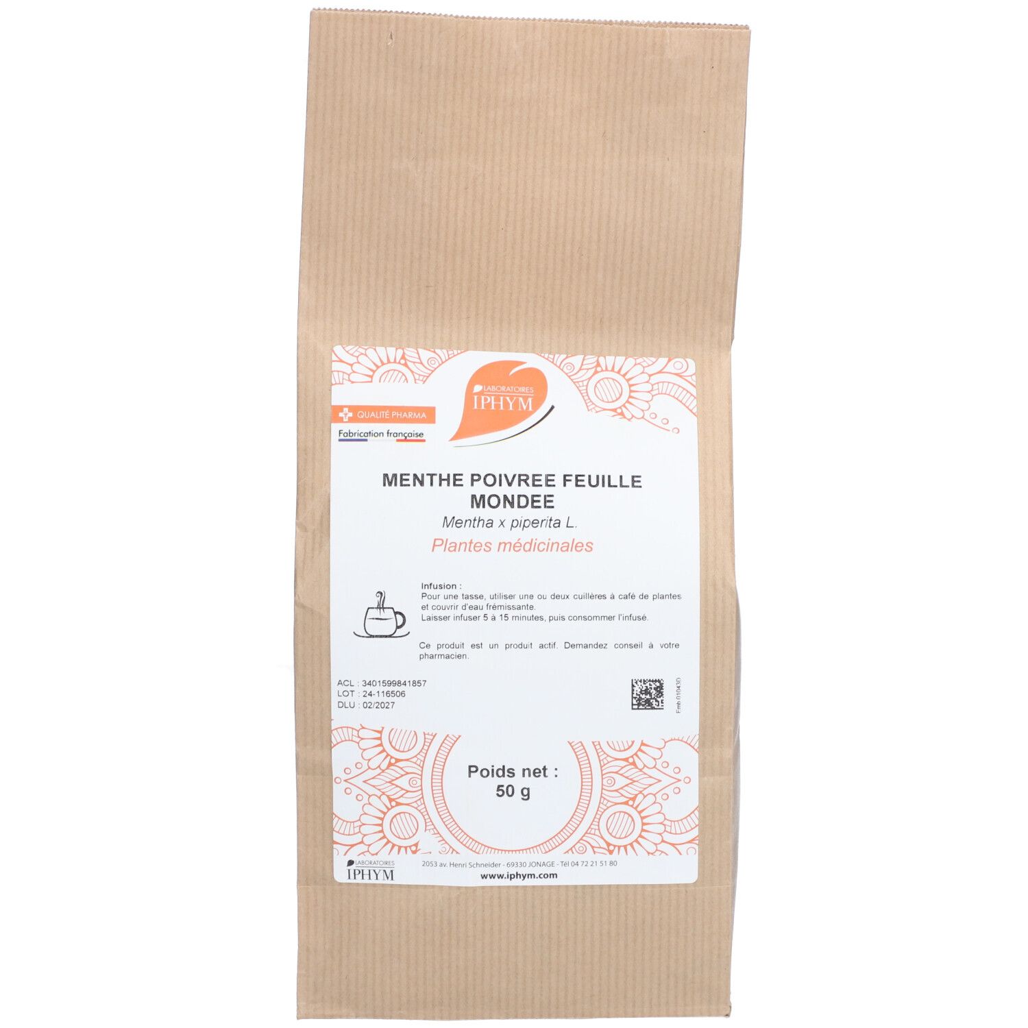 Iphym Tisane Menthe poivrée